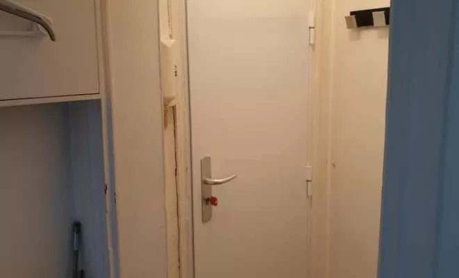Installation de porte d'entrée de service, Dax, MALS Serrurerie Métallerie