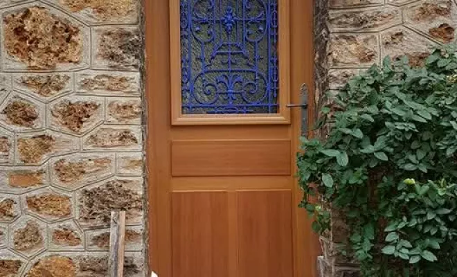 Installation de porte d'entrée de service, Dax, MALS Serrurerie Métallerie