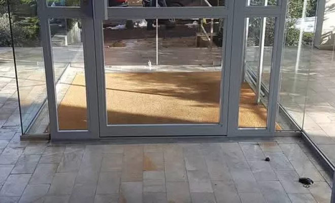 Installation de porte d'entrée de service, Dax, MALS Serrurerie Métallerie