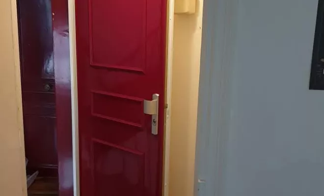 Installation de porte d'entrée de service, Dax, MALS Serrurerie Métallerie